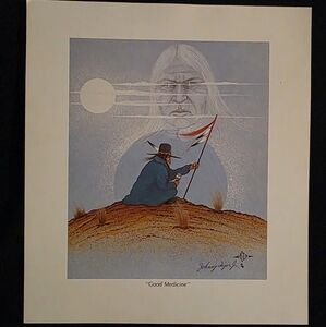 “Good Medicine” by Johnny Tiger Jr. – Signed Print – $150 Each